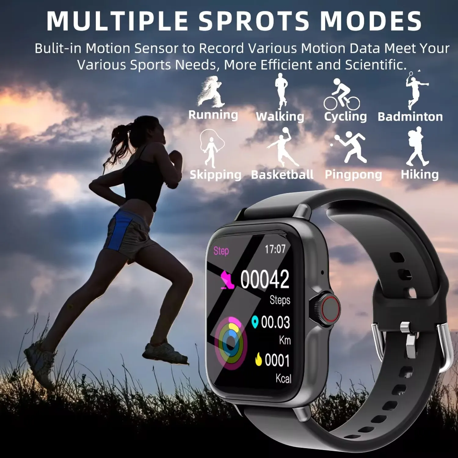 Montre Connectée Femme Multisport – Image 2