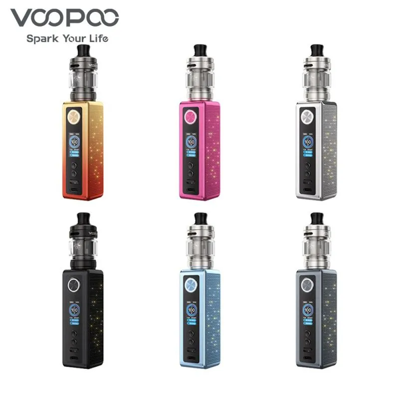 Full Kit Vinci Spark 100 Voopoo – Accu 18650 / 4,5ml / 100W