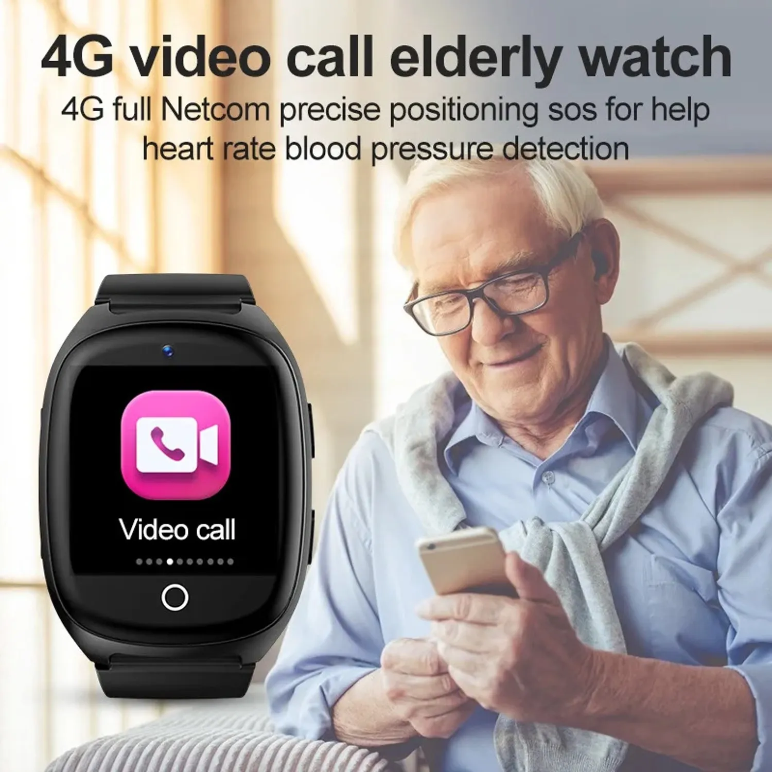 Smartwatch pour Personnes Âgées – Image 4
