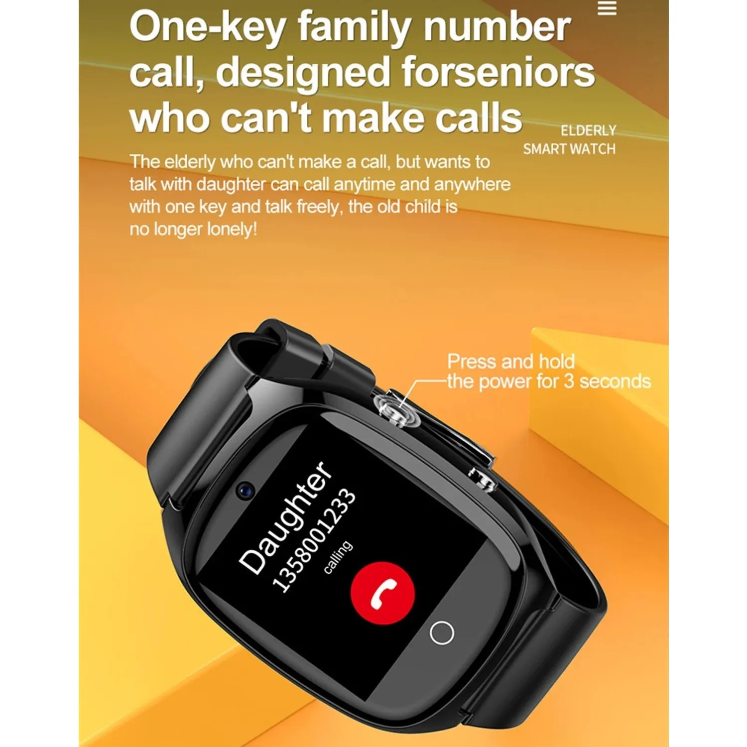 Smartwatch pour Personnes Âgées – Image 3