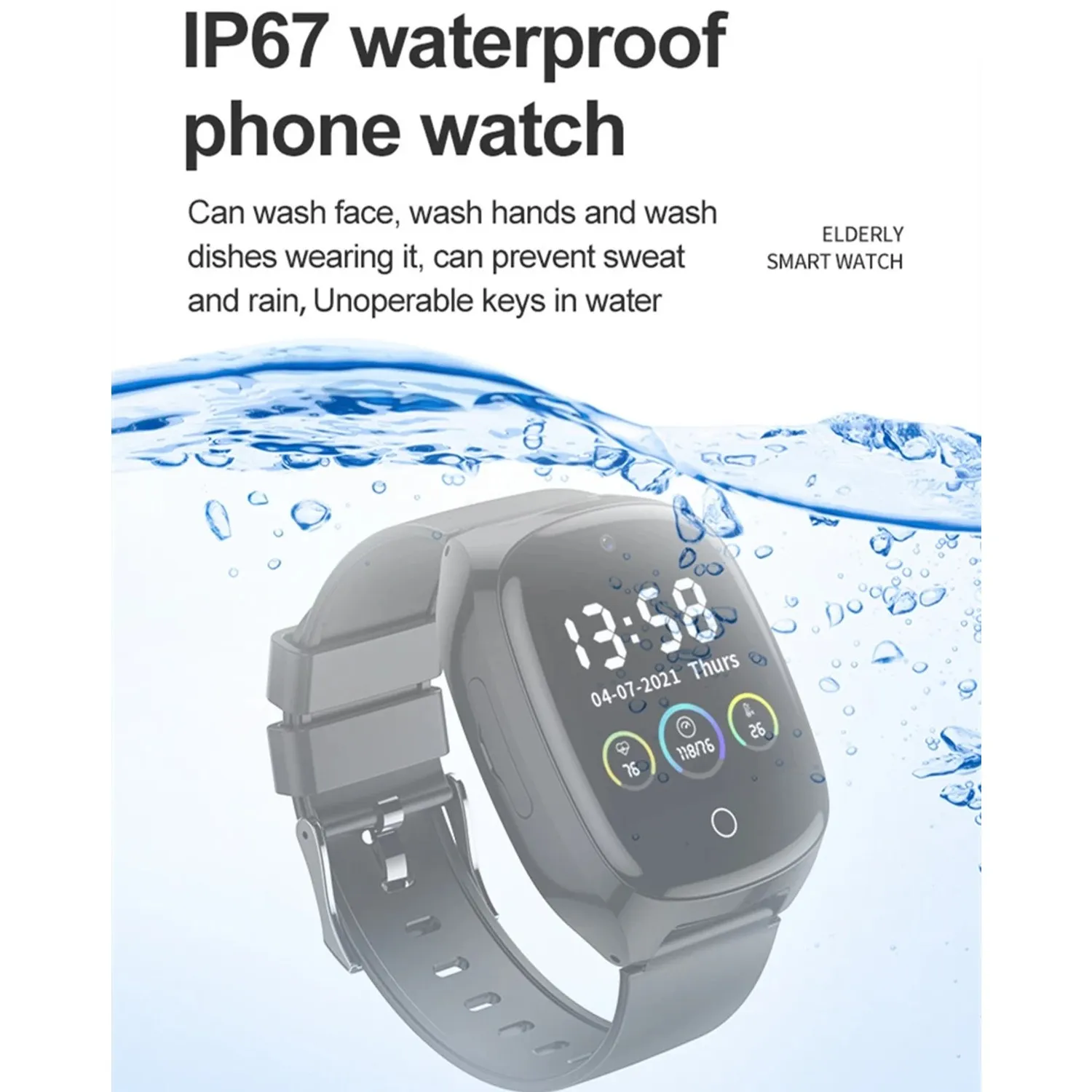 Smartwatch pour Personnes Âgées – Image 6