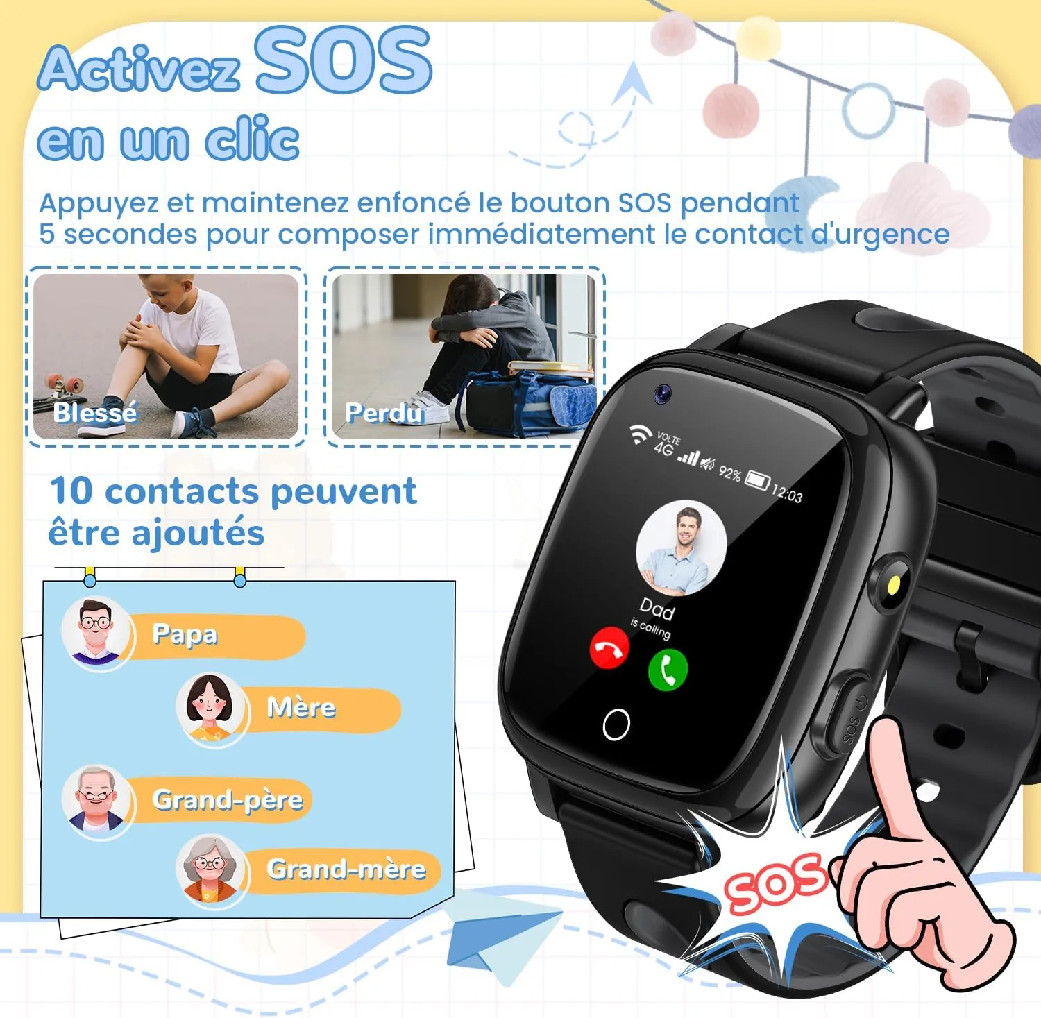 Montre Connectée Adolescent 4G – Image 4