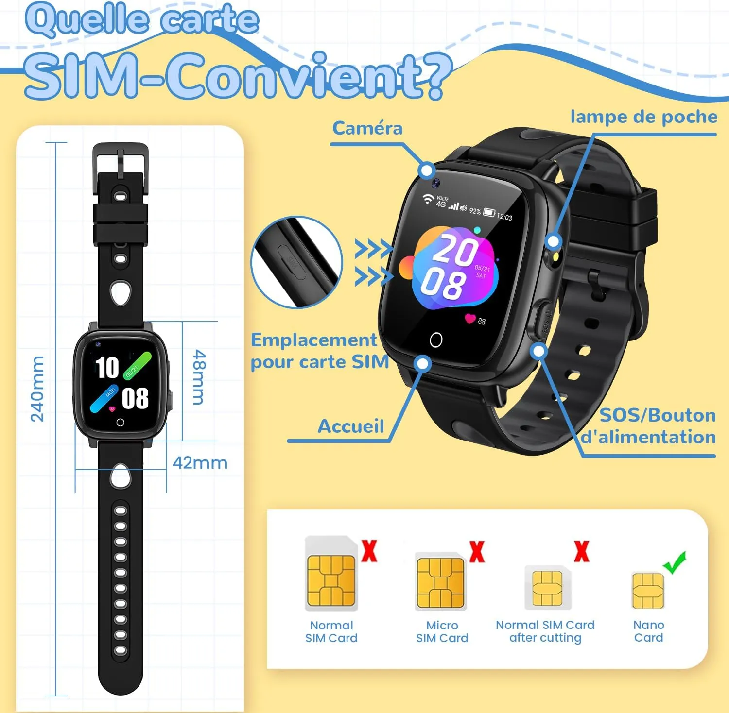 Montre Connectée Adolescent 4G – Image 8