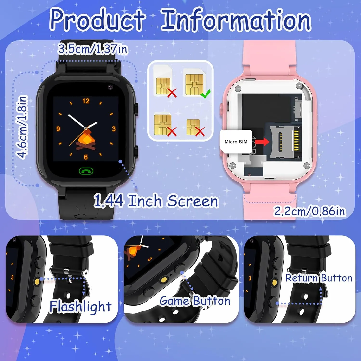 Smartwatch Multifonctionnelle pour Ado Avec Jeux – Image 7