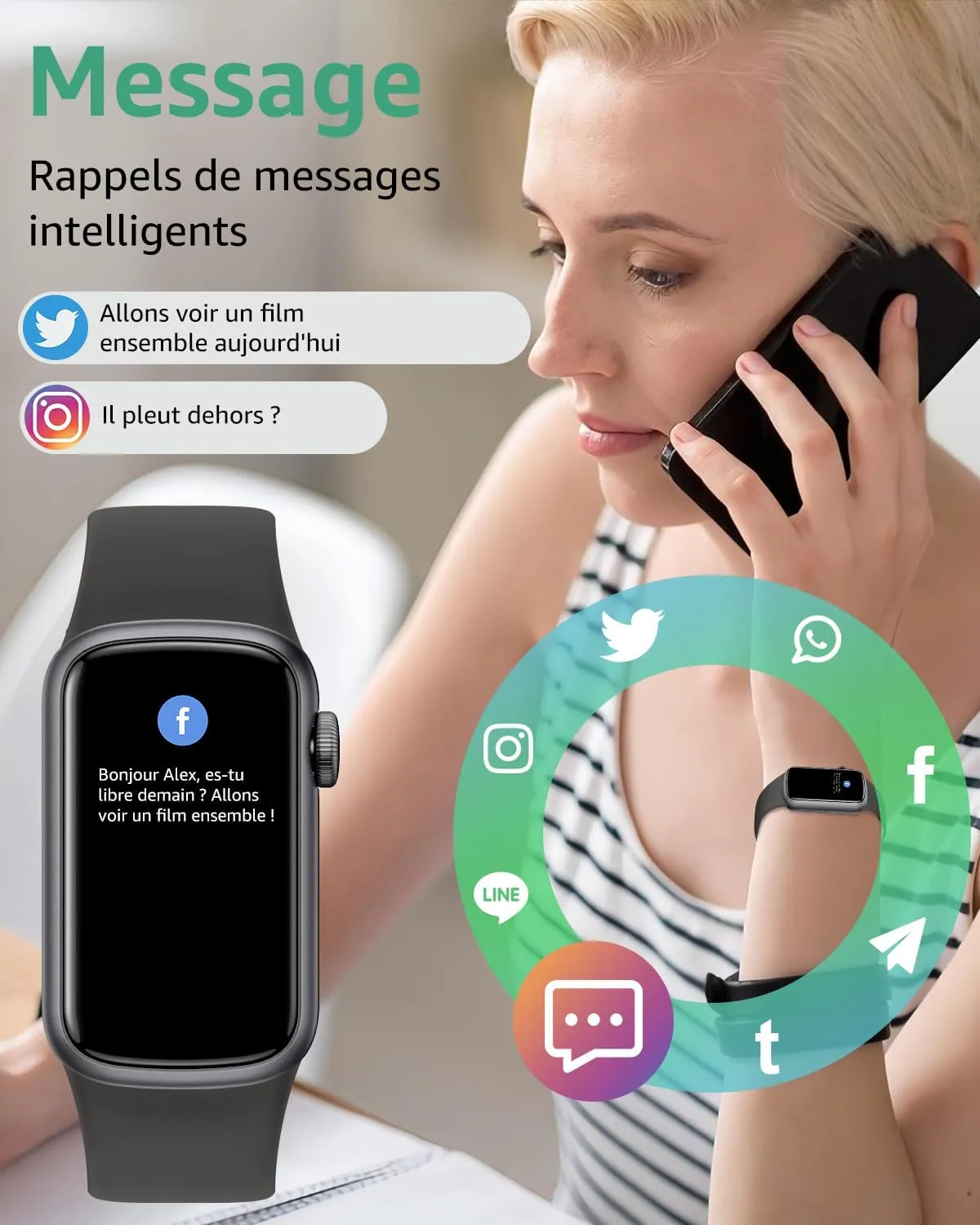 Bracelet Connecté Haute Performance – Image 2