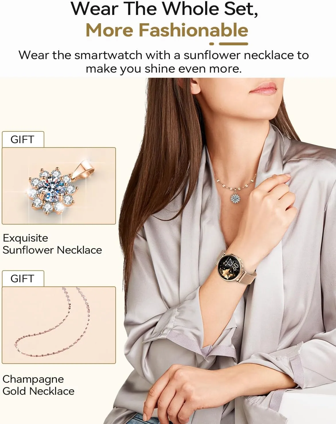 Montre Connectée Femme Avec Notifications – Image 7