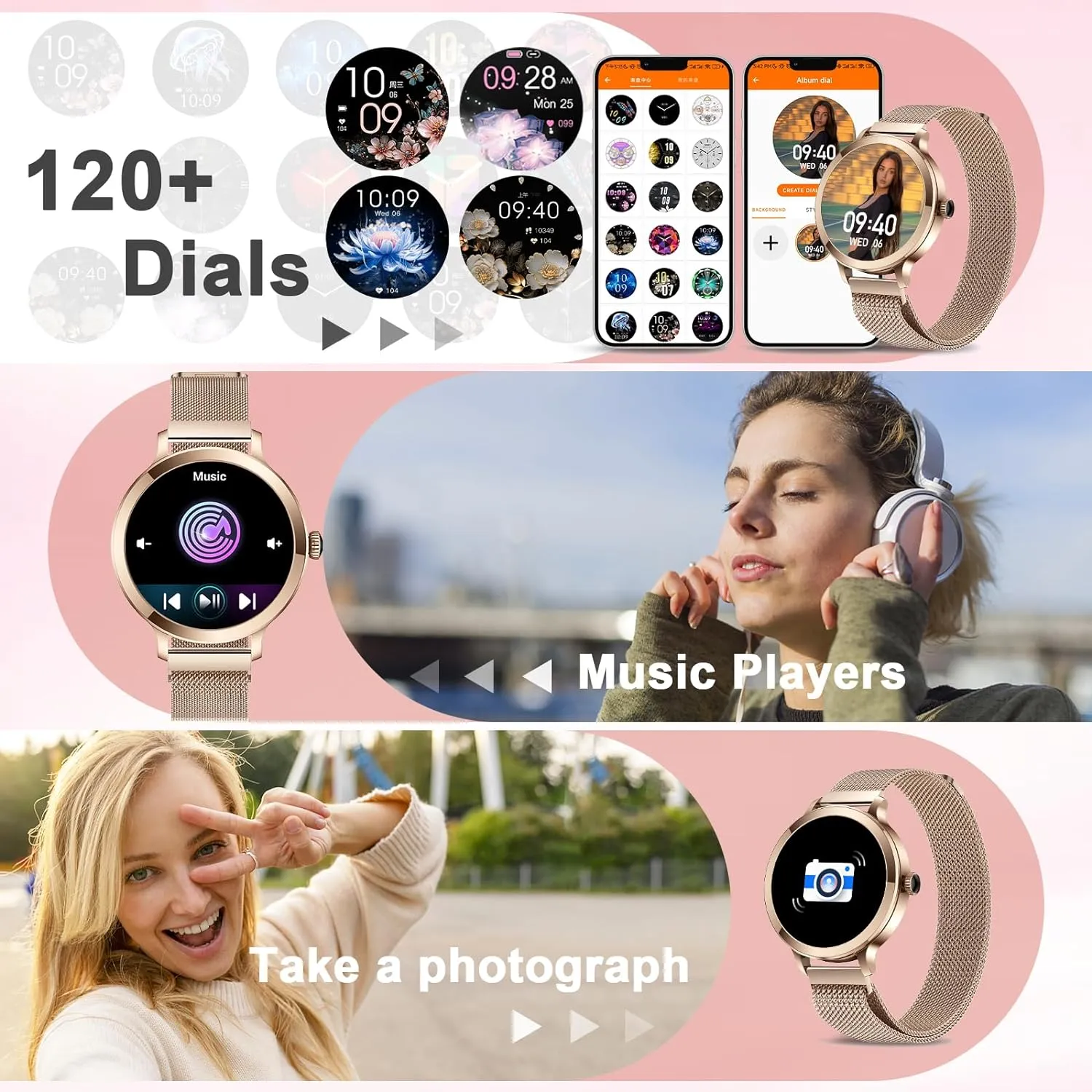 Montre Connectée Chic Pour Femmes – Image 6