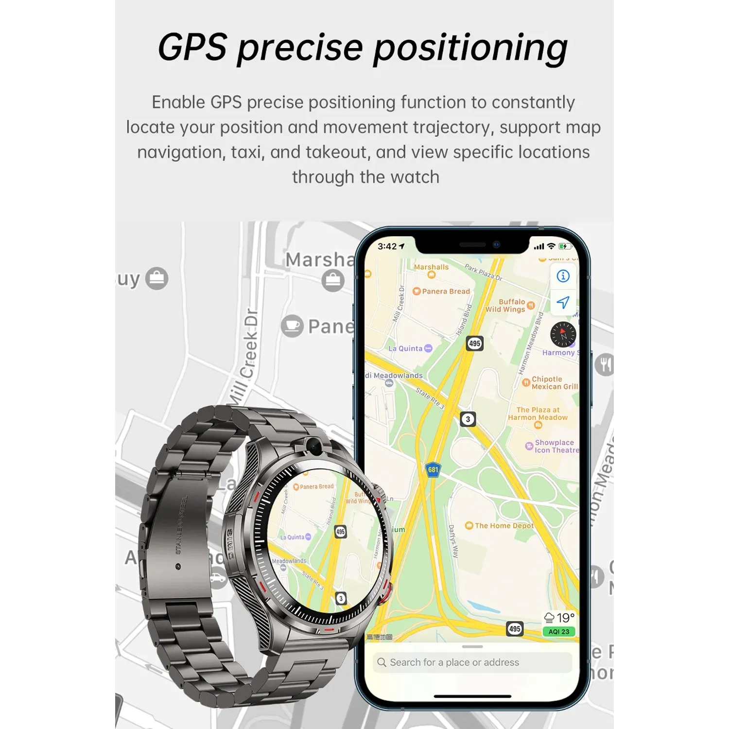 Smartwatch Sport Avec Carte SIM – Image 3
