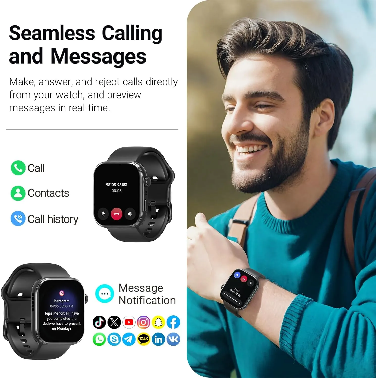 Montre Connectée Waterproof Compatible iPhone – Image 6