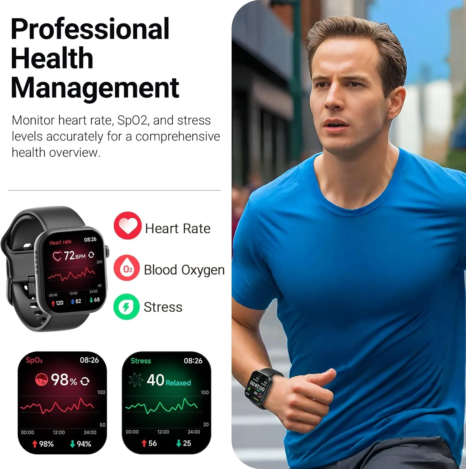 Montre Connectée Waterproof Compatible iPhone – Image 4