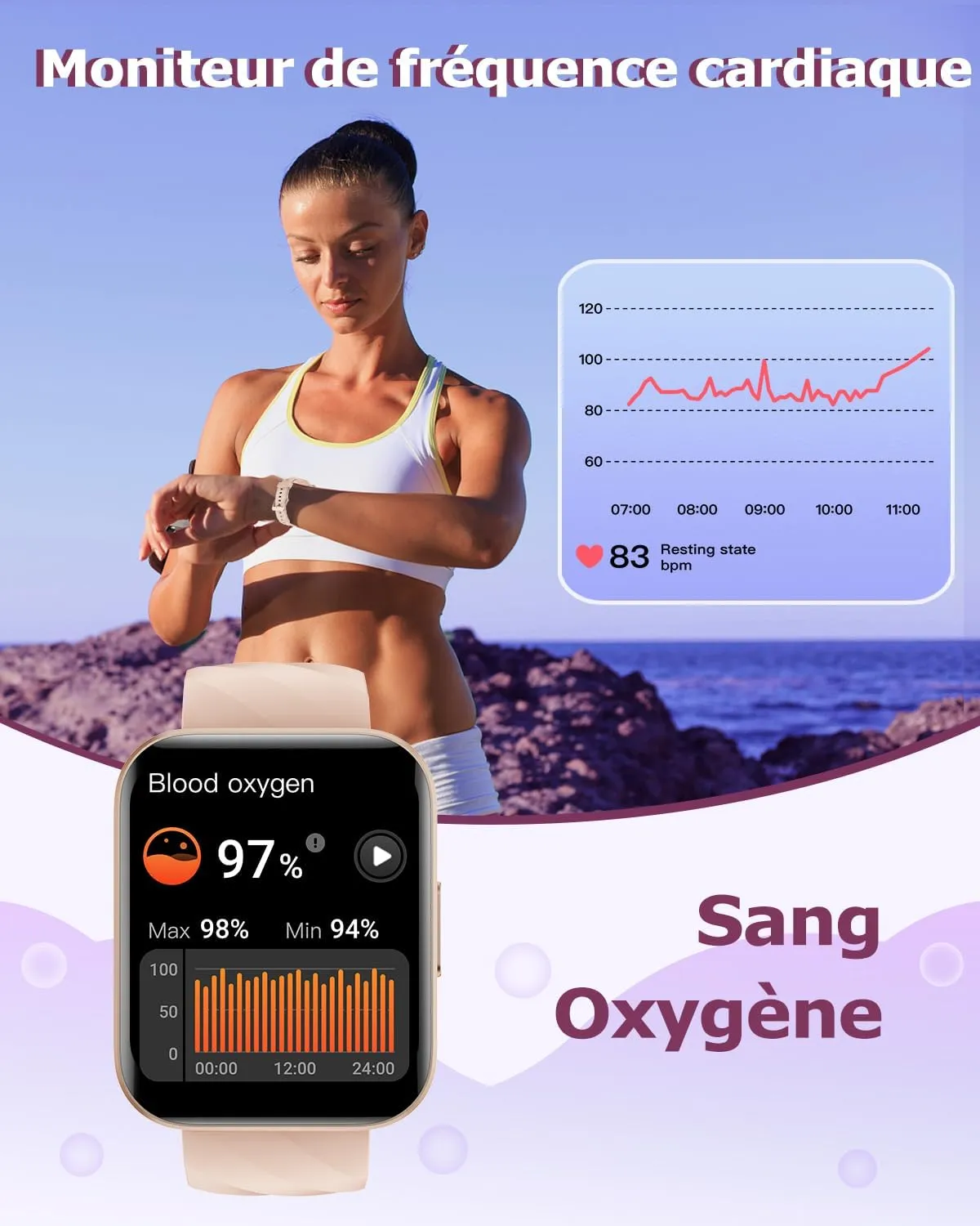 Smartwatch Sport Femme – Image 4