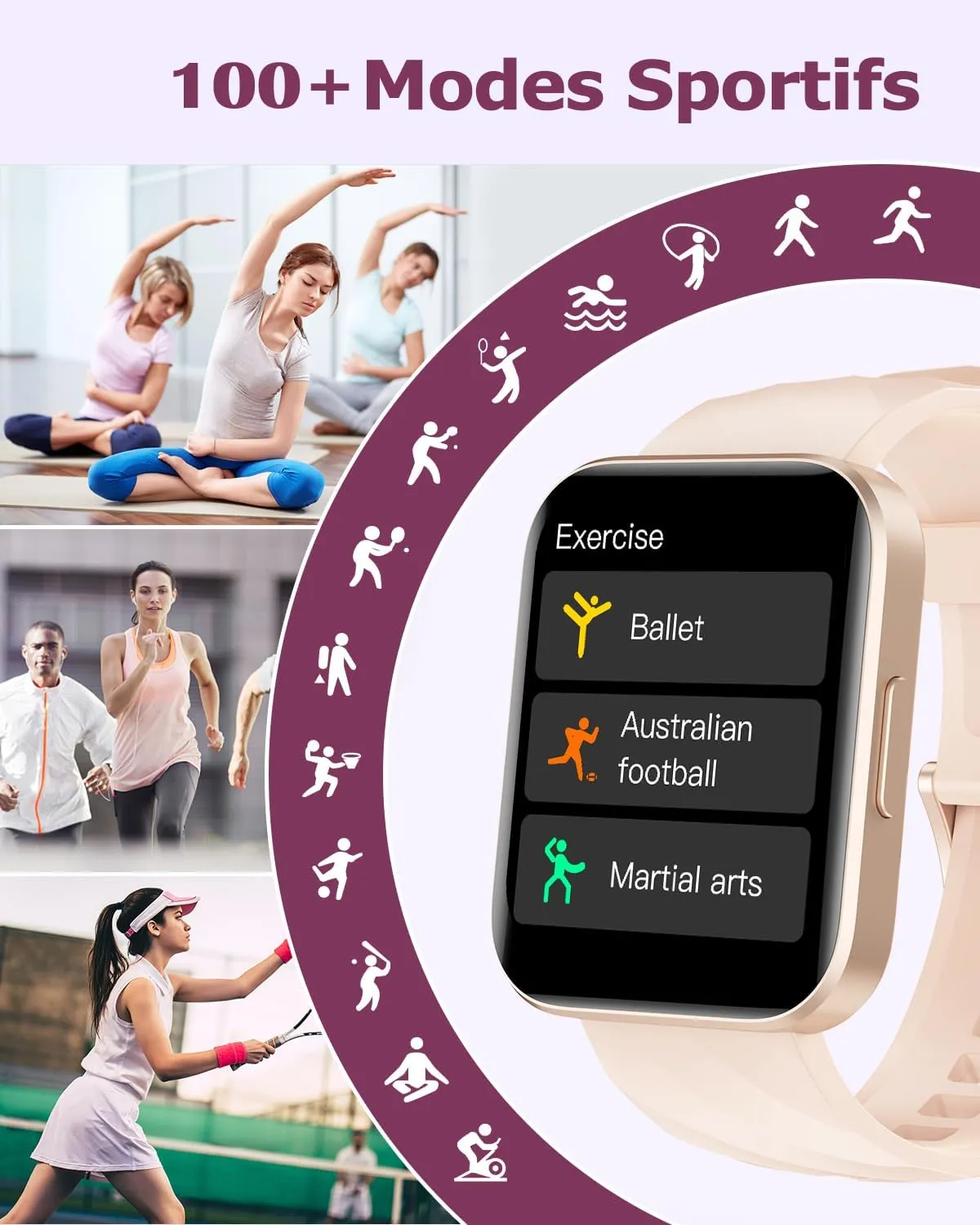 Smartwatch Sport Femme – Image 2